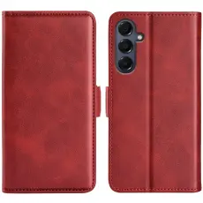 Samsung Galaxy A07 Fodral L&auml;der R&ouml;d