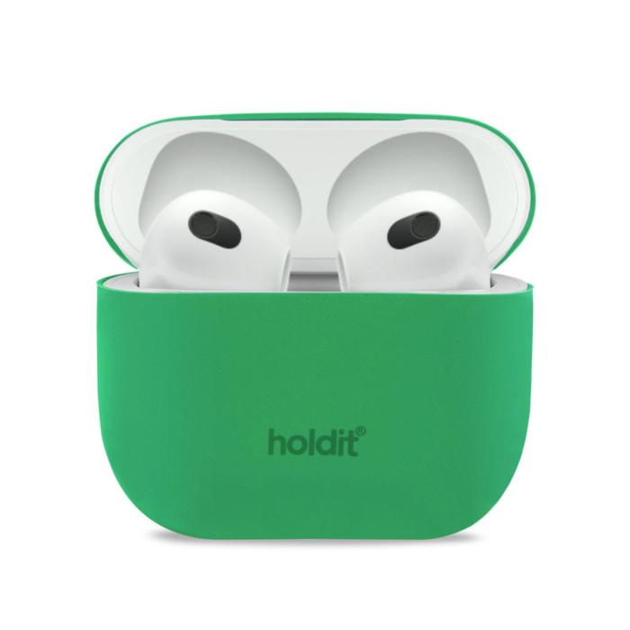 Bild 1, holdit Silikonfodral AirPods 3 Nygård Grass Green