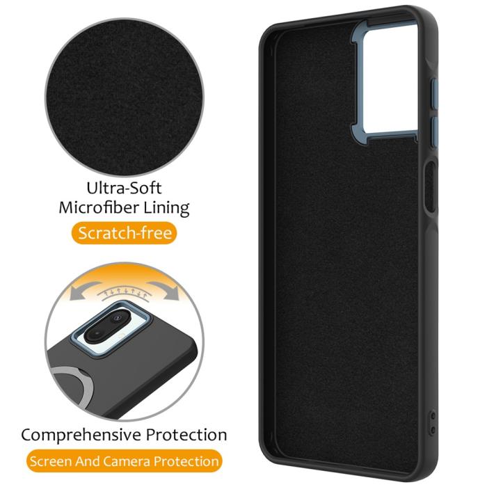 Bild 3, Samsung Galaxy A07 Skal MagSafe Kickstand Hybrid Svart