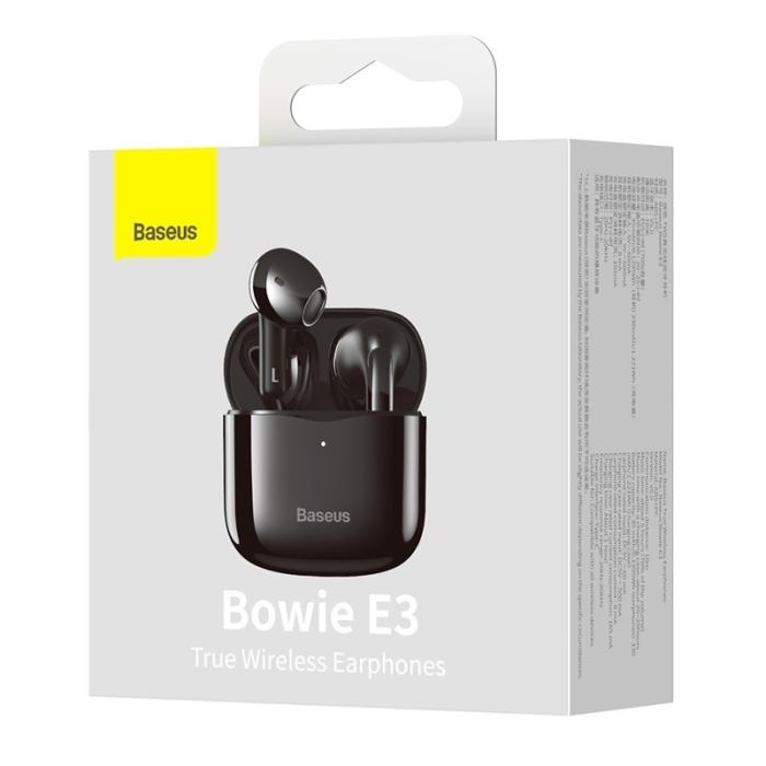 Bild 1, Baseus Bowie E3 True Wireless Hörlurar - Svart