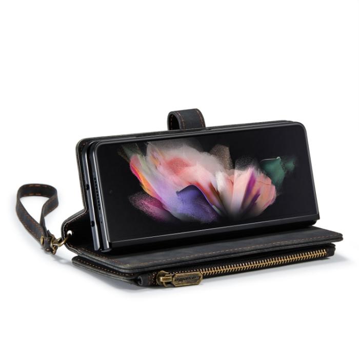 Bild 5, CASEME Galaxy Z Fold 4 Fodral Multifunktionell Svart