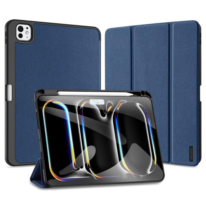 Bild 2, DUX DUCIS iPad Pro 11 2024 DOMO Series Tri-Fold Fodral Blå