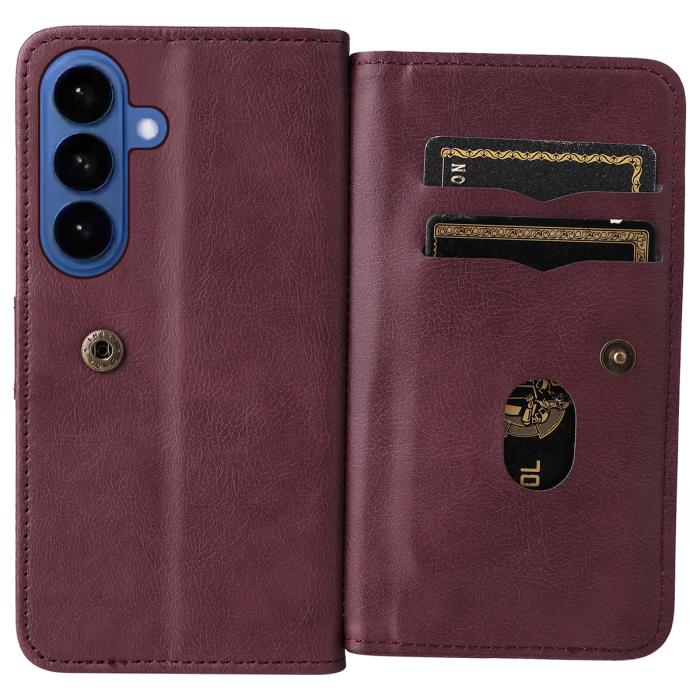 Bild 2, Samsung Galaxy S26 Fodral Multifunktionellt Vinröd