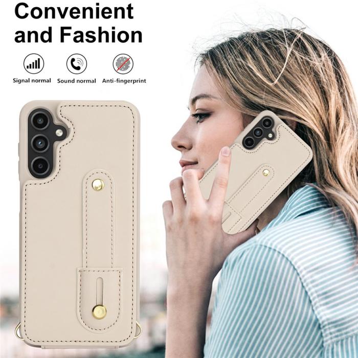 Bild 6, Samsung Galaxy S26 Skal Multifunktionellt Läder Beige