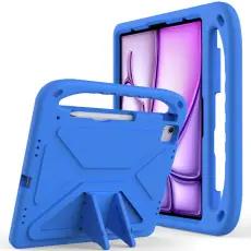iPad Pro 13 2025/2024/Air 13 2025/2024 Skal EVA Kickstand Bl&aring;
