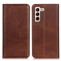 Samsung Galaxy S22 Plus Fodral Flip Split Läder Brun