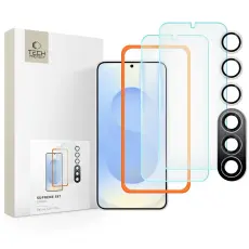 Tech-Protect Galaxy S25 Plus 3-PACK Sk&auml;rmskydd/Linsskydd