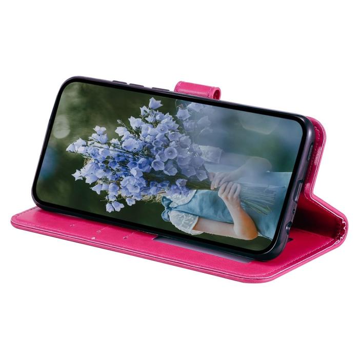 Bild 2, Xiaomi 12T / 12T Pro Fodral Mandala Läder Rosa