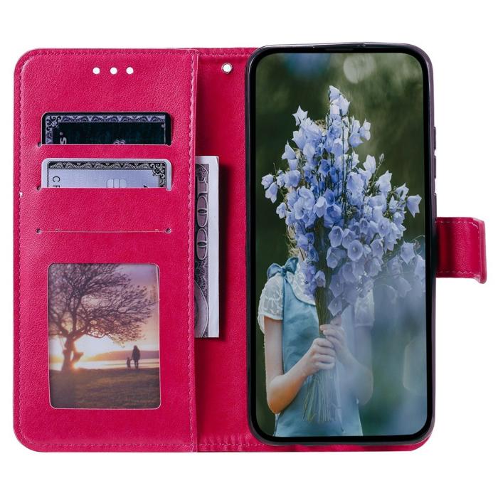 Bild 3, Xiaomi 12T / 12T Pro Fodral Mandala Läder Rosa