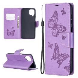 Samsung Galaxy A12 - Butterfly Plånboksfodral - Li