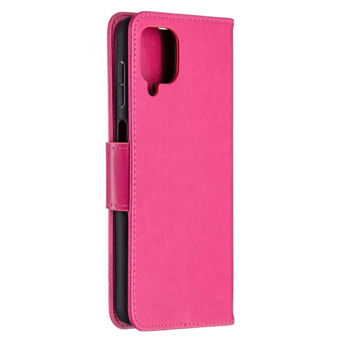Bild 4, Samsung Galaxy A12 - Butterfly Plånboksfodral - Rosa