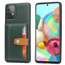 Samsung Galaxy A72 - Skal Med Pl&aring;nboksfunktion - Gr&ouml;n