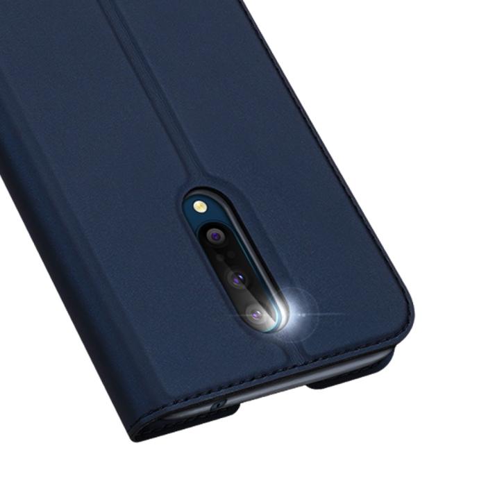Bild 3, OnePlus 8 - DUX DUCIS Plånboksfodral - Mörk Blå