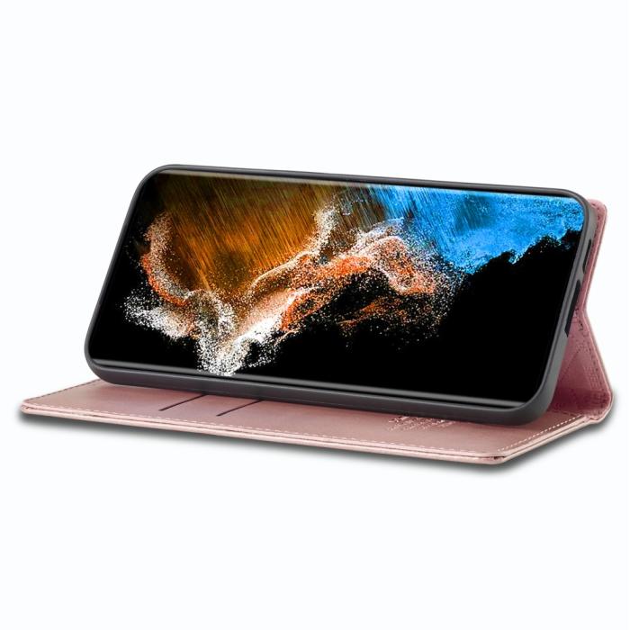 Bild 3, LC.IMEEKE Samsung Galaxy S23 Fodral Flip Läder Roséguld