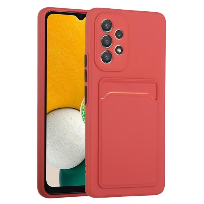 Bild 1, Samsung Galaxy A53 5G Skal TPU Kortfack Coral