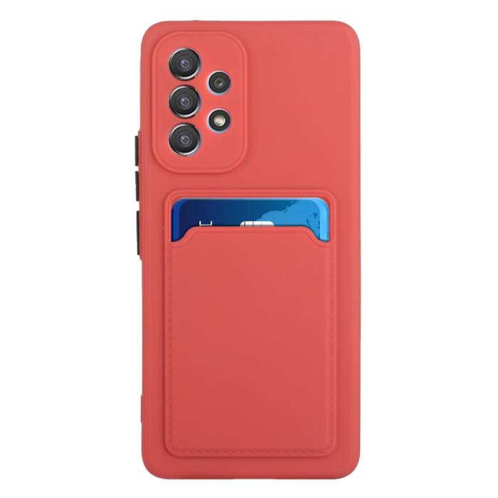 Bild 2, Samsung Galaxy A53 5G Skal TPU Kortfack Coral