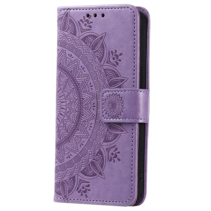 Bild 5, Samsung Galaxy A34 5G Fodral Mandala Läder Lila