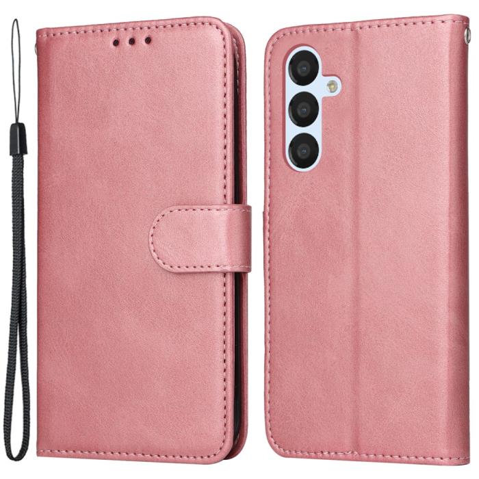 Bild 1, Samsung Galaxy A34 5G Fodral Läder Roséguld