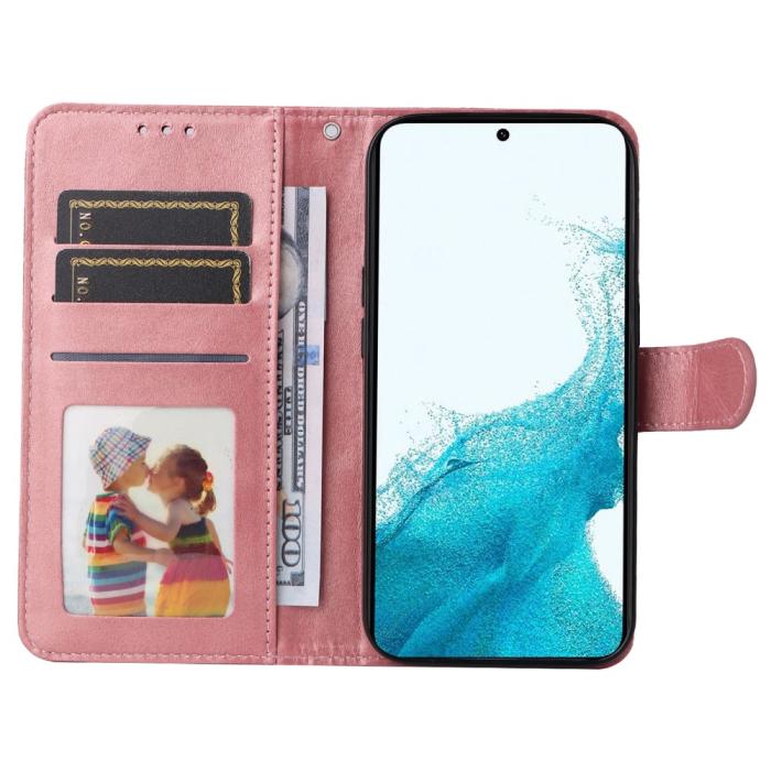 Bild 2, Samsung Galaxy A34 5G Fodral Läder Roséguld