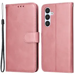 Samsung Galaxy A34 5G Fodral Läder Roséguld