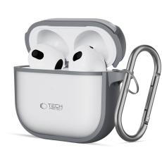 Tech-Protect AirPods 4 Skal MagMat Matt Gr&aring;