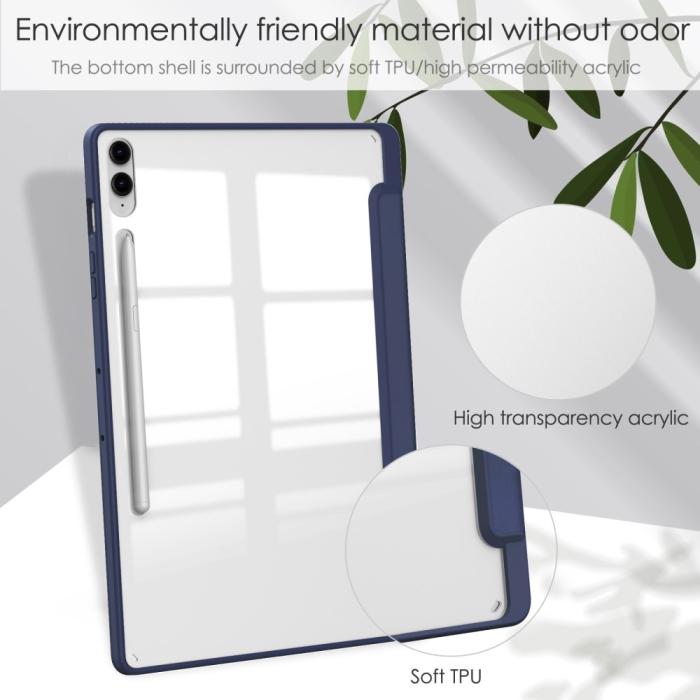 Bild 6, Galaxy Tab S9 FE Plus Fodral Hybrid Pennhållare Blå