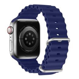 DUX DUCIS Apple Watch 38/40/41 mm Armband Wave Design Blå