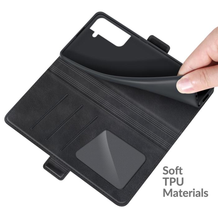 Bild 6, Samsung Galaxy S22 Fodral Magnetisk Stängning Svart