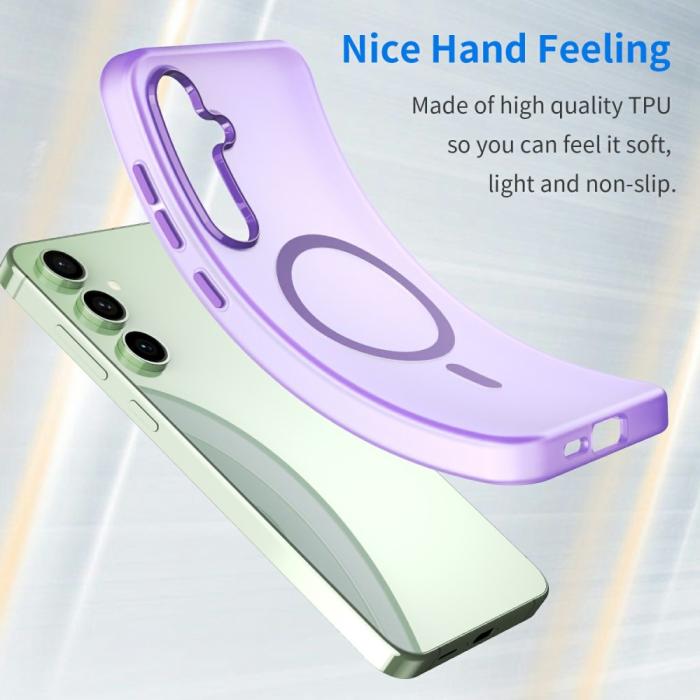Bild 4, Samsung Galaxy S24 FE Skal MagSafe Slim Matt Lila