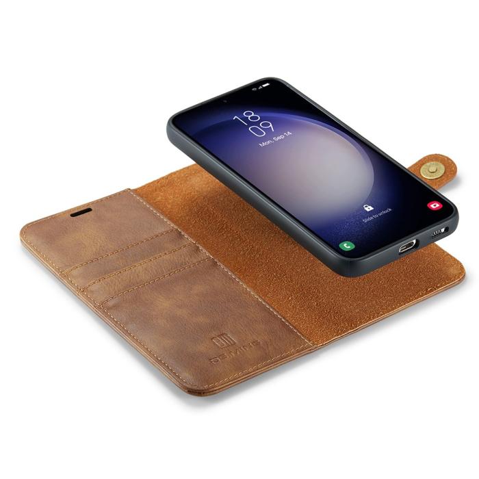 Bild 4, DG.MING Samsung Galaxy S25 2in1 Magnet Fodral / Skal Brun