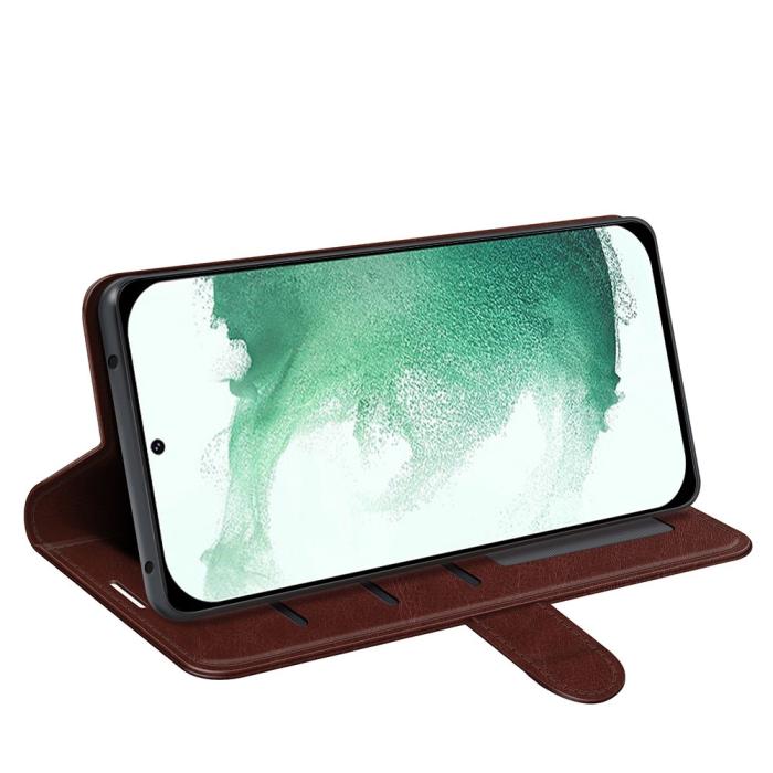 Bild 3, Samsung Galaxy S23 Plus Fodral Crazy Horse Brun