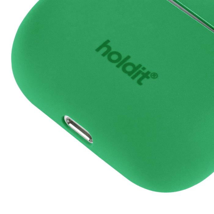Bild 3, holdit Silikonfodral AirPods 3 Nygård Grass Green