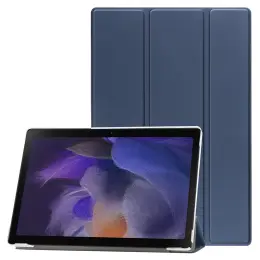 Samsung Galaxy Tab A8 10.5 (2021) Fodral Tri-Fold Mörk Blå