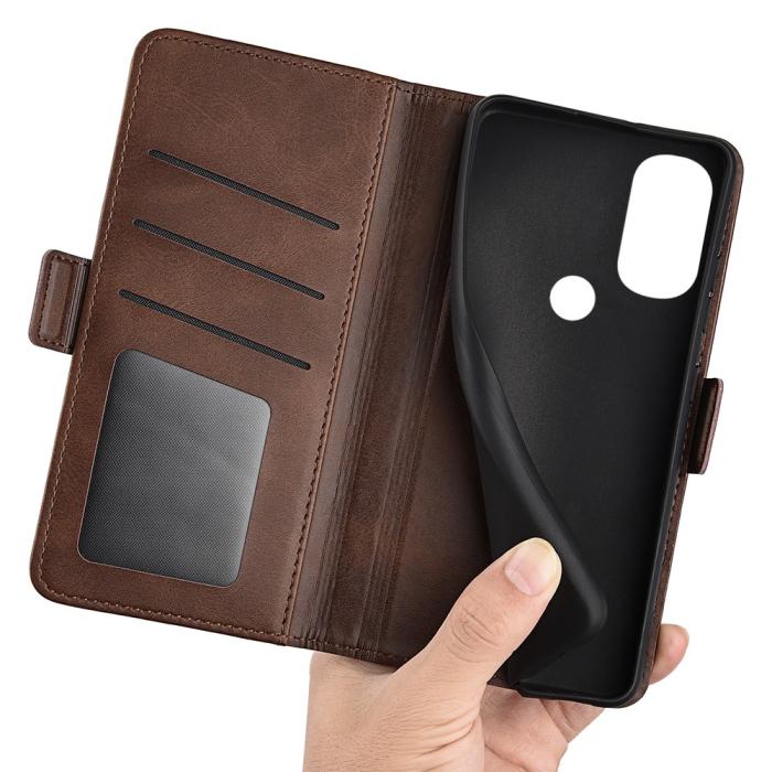 Bild 4, Motorola Moto G71 Fodral Med Magnetisk Stängning Brun