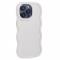 iPhone 15 Pro Max Mobilskal Wavy Off White