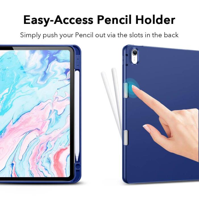 Bild 4, ESR iPad Air 2025-2020 Fodral Rebound Pennhållare Svart