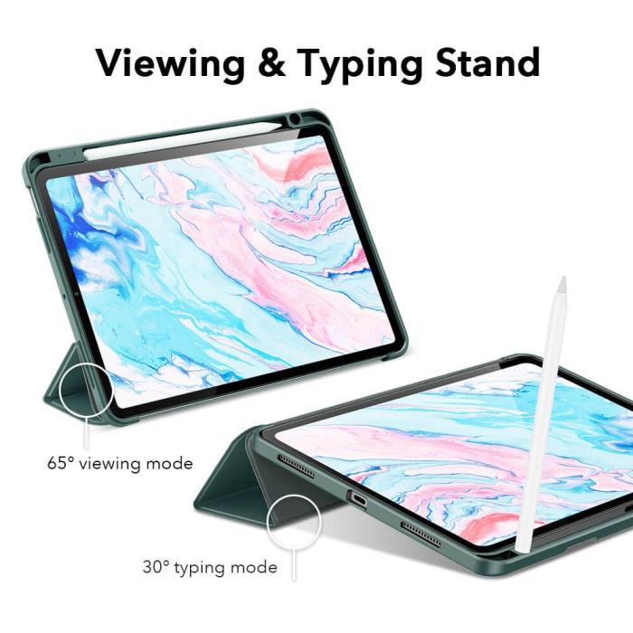 Bild 6, ESR iPad Air 2025-2020 Fodral Rebound Pennhållare Svart
