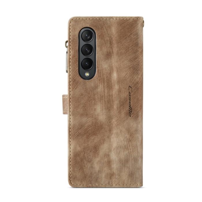 Bild 3, CASEME Galaxy Z Fold 4 Fodral Multifunktionell Brun