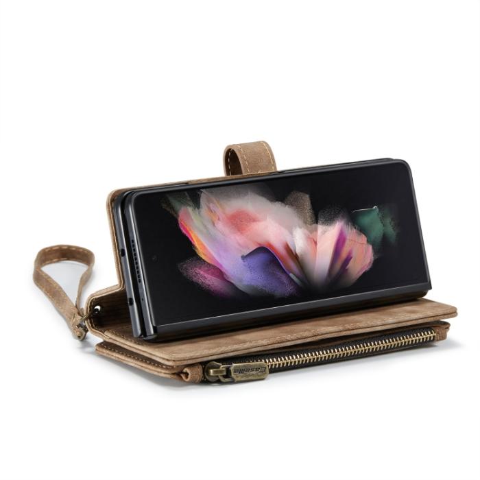 Bild 5, CASEME Galaxy Z Fold 4 Fodral Multifunktionell Brun