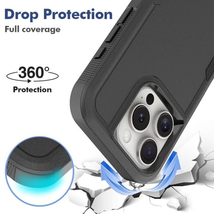 Bild 3, iPhone 16 Pro Skal Extreme Shockproof Svart