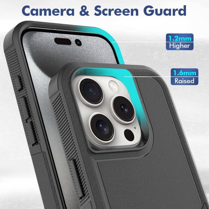 Bild 4, iPhone 16 Pro Skal Extreme Shockproof Svart