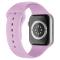 Apple Watch 38/40/41 mm Silikon Armband (M/L) Ljus Lila