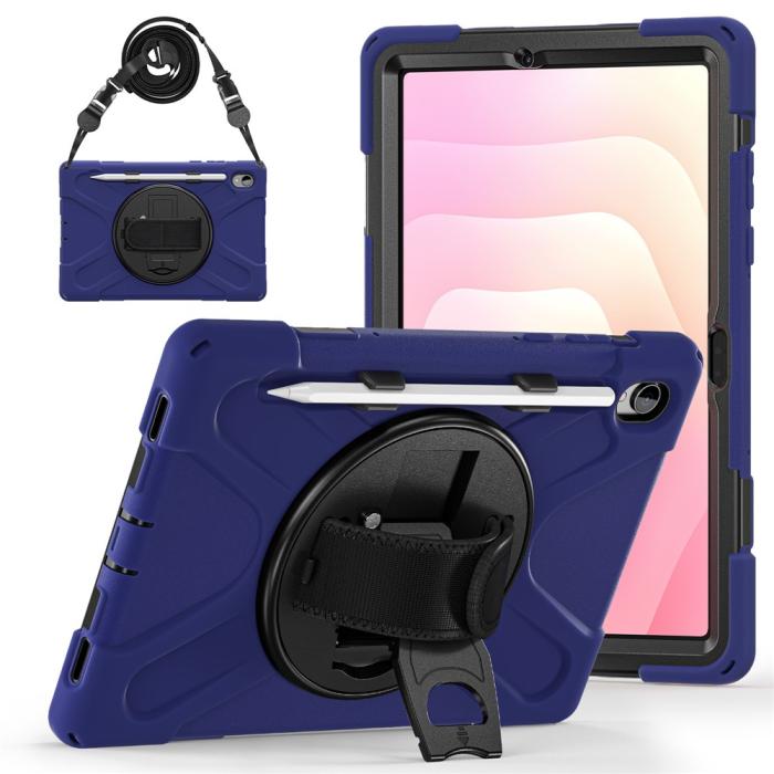 Bild 3, Samsung Galaxy Tab S11 Skal Shockproof Hybrid Kickstand Mörk Blå