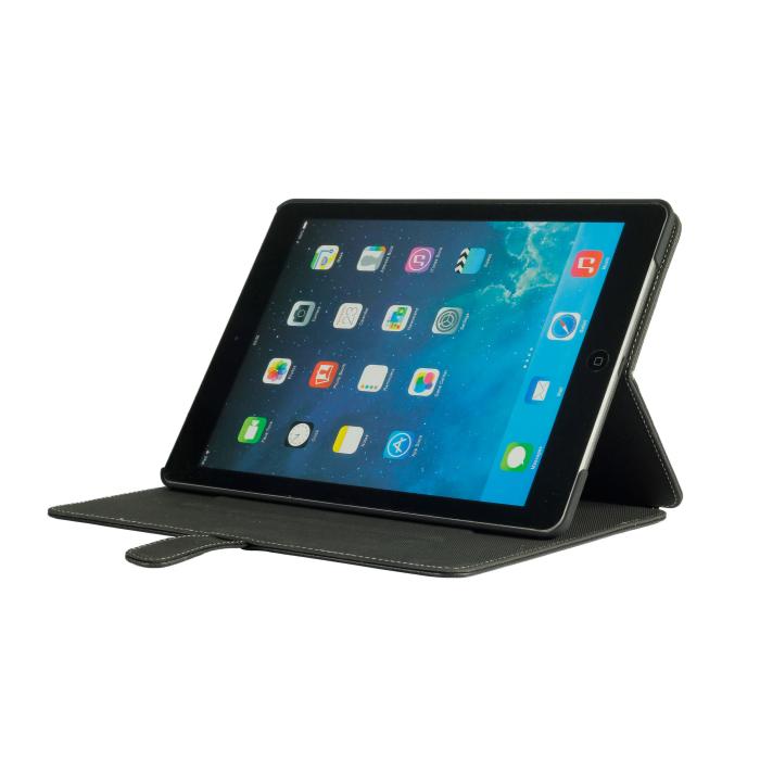 Bild 6, ONSALA iPad 9.7 2017/2018 Fodral Äkta Läder Svart