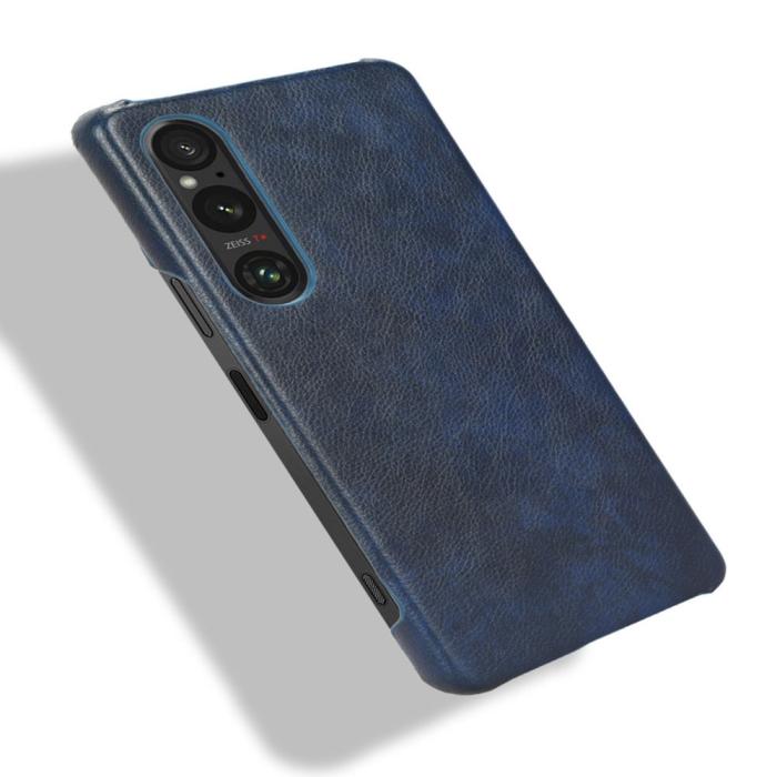 Bild 3, Sony Xperia 1 V Skal Slim Läder Blå