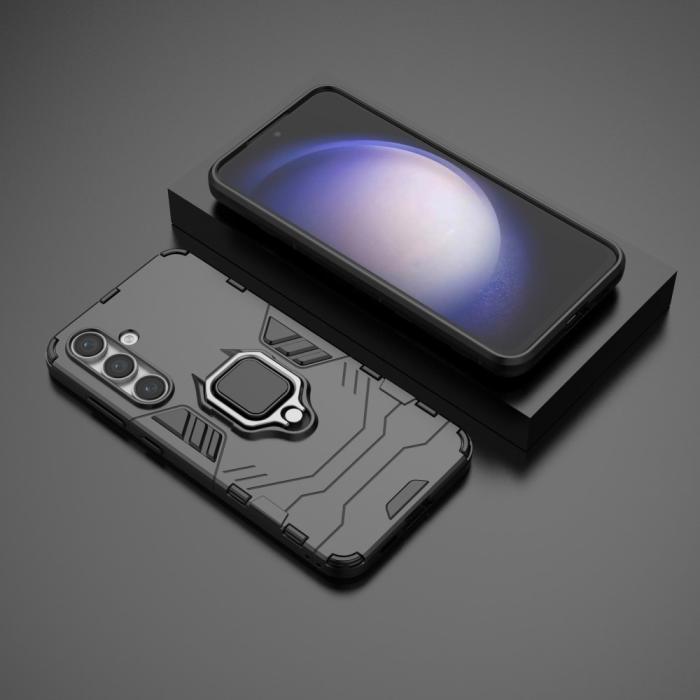 Bild 6, Samsung Galaxy S24 FE Skal Hybrid Armor Ring Svart