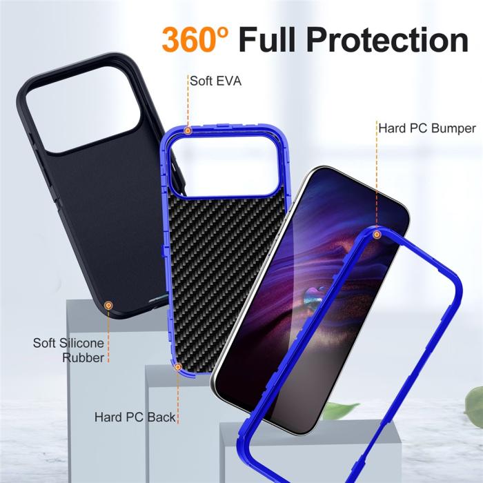 Bild 6, iPhone 17 Pro Max Skal Extreme Shockproof Hybrid Blå