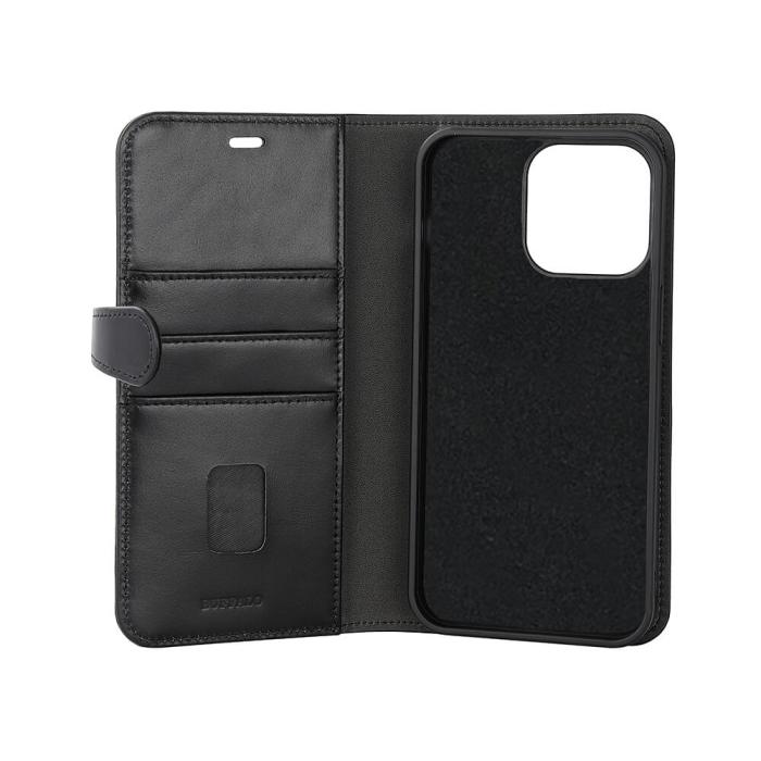 Bild 4, Buffalo iPhone 15 Pro Max Fodral 2in1 Äkta Läder Svart