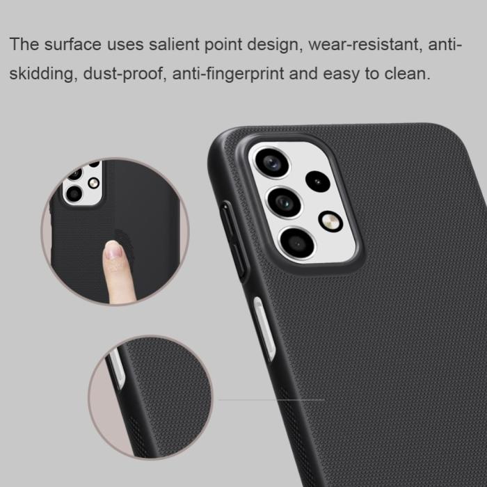 Bild 5, NILLKIN Samsung Galaxy A23 5G Skal Frosted Shield Svart