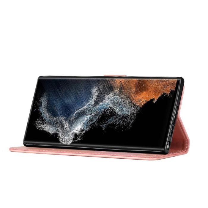 Bild 5, Samsung Galaxy S23 Ultra Fodral Med Tryck Roséguld